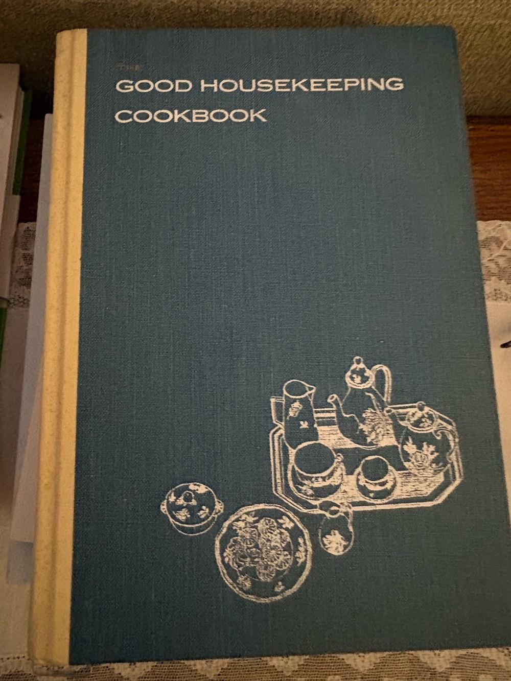 Cookbook - Blue Linen Cover